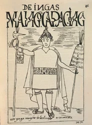 Manco Cápacin, Cuscon kuningaskunnan legendaarisen inkaperustajan ja inkamytologian hahmon, kuvaus