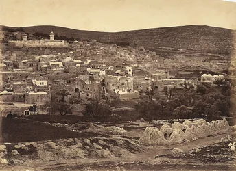 Panoraamanäkymä Nasarettiin, Israeliin