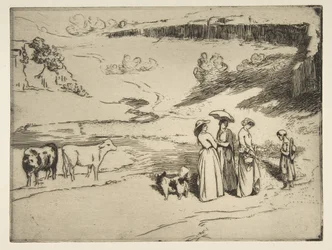 Kylän neiot, 1869.