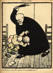 Pappi hakkaa poikaa "Rikokset ja rangaistukset", "L