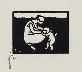 Kylpijä lapsen kanssa, IX elokuvasta "Les Petites Baigneuses", 1893