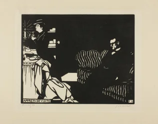 Valmistautuminen vierailuun, levy kahdeksan julkaisusta Intimacies, 1898
