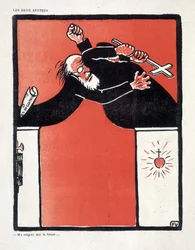 Kirkon ja valtion erottaminen: republikaani ja kirkon taistelujen kannattaja - kirjoittanut Vallotton, teoksessa "" The Witness" 9.11.1906.