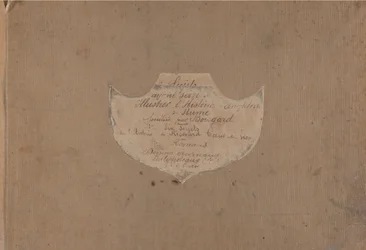 Albumi, jossa on 107 valmistelevaa piirustusta havainnollistamaan David Humen Englannin historiaa, n. 1853.