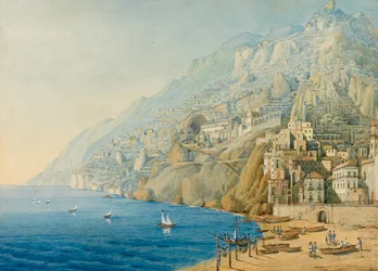 Amalfin rannikko, 1839.