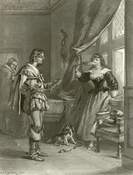 The Merry Wives of Windsor. Näytös III, kohtaus IV (syväpaino).