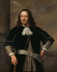 Muotokuva merivoimien upseerista, luultavasti vara-amiraali Aert van Nesista (1626-1693)