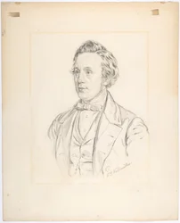 Franz Jaunerin (Wien 1832-1900 Wien) muotokuva, teatterinjohtaja ja näyttelijä Wienissä