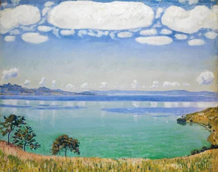 Genevejärvi, nähtynä Chexbresistä, 1905.