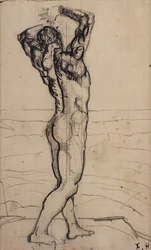 Mies alaston, Study for The Truth; Mies alaston, Tutkimus totuudesta, n. 1902