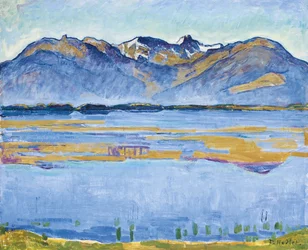 Montanan maisema Becs de Bossonin ja Vallon de Réchyn kanssa, 1915