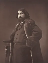 Daniel Vierge ranskalainen kuvittaja, syntynyt Espanja, 1851-1904, n. 1876.
