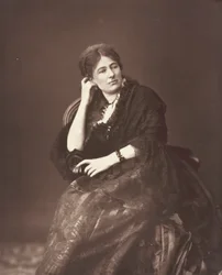Juliette Lamber, [ranskalainen feministinen kirjailija], n. 1876.