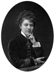 Marie Dumas, ranskalainen näyttelijä, valokuva Mulnier