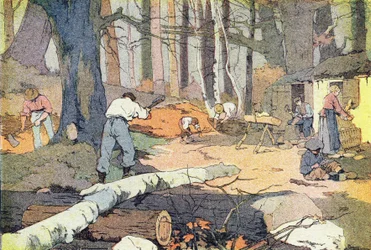 Sabotteri metsämies, Imagier de l