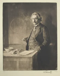 Albert Einsteinin muotokuva 1879-1955, 1921
