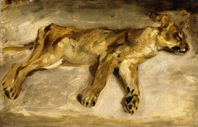 Nukkuva leijona, n. 1830