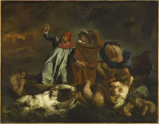 Dante ja Vergilius helvetissä. Danten parkki, 1822
