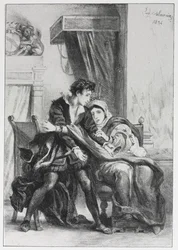 Hamlet: Hamlet ja kuningatar, 1834.