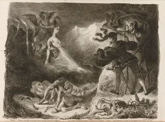 Kuvitus Goethes Faustille, 1828
