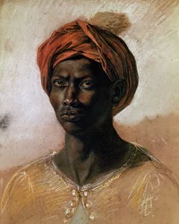 Turbaanipäisen turkkilaisen muotokuva, noin 1826