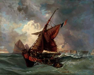 Laivoja myrskyisellä merellä, 1800-luku