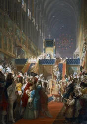 Ranskalainen Louis XIV vastaanottaa yhteiskuntaluokkien edustajia Pariisissa