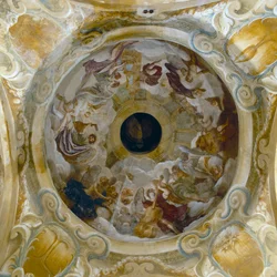 Maalattu kupoli, 1685-86