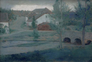Kylän sisäänkäynti, 1885.