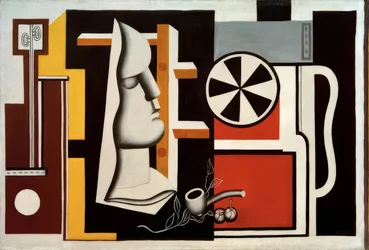 Stillleben mit Gipsmaske (Still life with plaster mask)