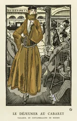 Lounas Cabaretissa, pubissa. 1921 (sabluunapainatus)