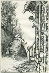 Filiberto Scarpellin kuvitus satuun "Toinette l