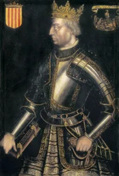 Katalonian ALPHONSE II:n, Aragonian III:n muotokuva, nimeltään "El Liberal"