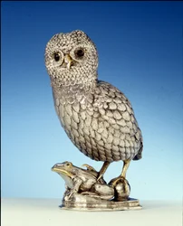 Pöllön muotoinen kuppi, Gent, n. 1560
