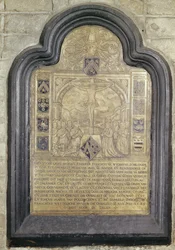 Francois van Wychhuusin epitafia, 1500-luvun loppu (messinki)