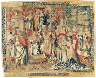 Ranskalais-flaamilainen raamatullinen kuvakudos, n. 1510-30
