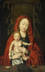 Madonna ja lapsi, n. 1500 (öljy paneelissa)