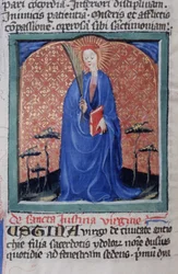 Ms Gen 1111 sivu Legenda Aureasta, Bruggesta, n. 1400-10