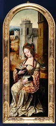 St. Barbara, 1500-luvun alku (öljy paneelille)