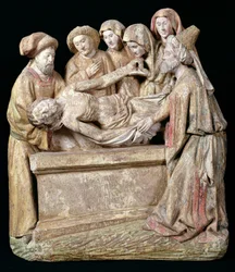 The Emtombment, Beguine-luostarista Cambraissa (monivärinen puu)