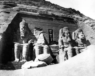 Abu Simbelin temppeli, Nubia, Egypti, 1878