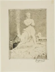 Falguièren vastarintapatsas, Pariisin piiritys -teoksen neljäs levy, 1870.