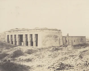Dendera Tentyris, Athorin temppeli - Yleisnäkymä, 1851-52, painettu 1853-54.