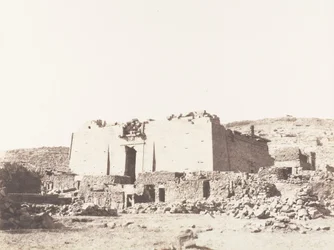 Kalabcheh Talmis, Temppelin rauniot - Julkisivu ja koteloseinä, 1851-52, painettu 1853-54.