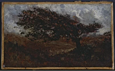 Le coup de vent, vuosien 1850 ja 1860 välillä (öljy paperille kankaalle).