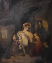 Lady Godiva (G. Jonesin mukaan), 1900-luvun alku (öljy kankaalle)