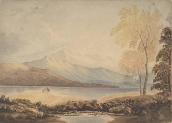 Järvimaamaisema, 1800-luvun alku.