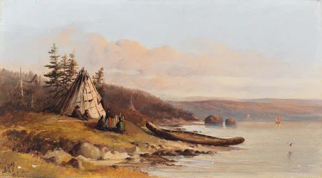 Mahonin lahdella itään katsoen, 15. elokuuta 1865