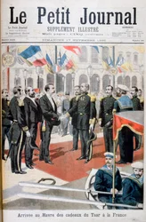 Ranskan tsaarin lahjojen saapuminen Le Havreen, 1895