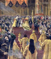 Venäjän tsaari Nikolai II:n ja keisarinna Aleksandran kruunajaiset